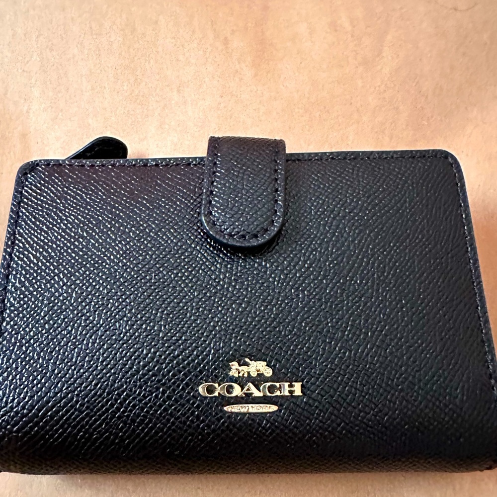 Coach black wallet